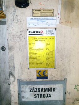 Prasa hydrauliczna ONAPRES EMd-1203,5-AL - 8