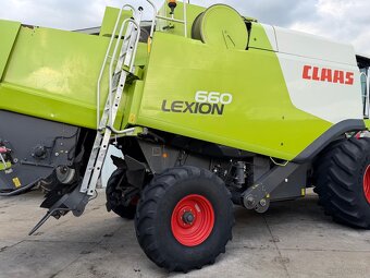 Kombajn zbożowy Claas Lexion 660 heder V750 rok 2011 cena 38 - 8