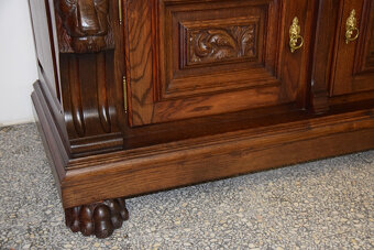 kredens dębowy - meble gdańskie - stan idealny jak nowy - 8