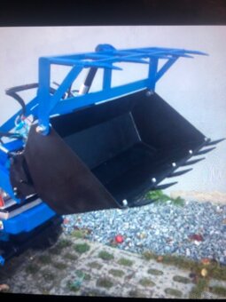 Japoński Traktorek 3 tłok.diesel nap.4x4 w cenie pług - 8