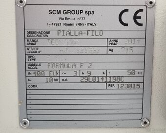 Strugarka heblarka wyrówniarka SCM F2 F520 Idealny Stan - 8