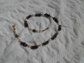 Naszyjnik masa perłowa perły - 8