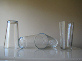 Wysoka szklanka transparentna 0,5 l pokal szklany kufel 4szt - 8