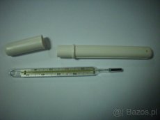Termometr rtęciowy lekarski w etui NOWY - 8
