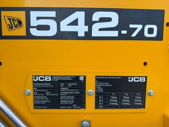 Ładowarka Teleskopowa JCB 542-70 AGRIPRO. DUALTECH VT 2450mt - 8