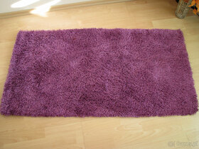 Czysty, puszysty dywan shaggy, fioletowy 70 x 130 cm - 8