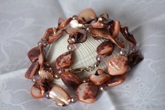 Naszyjnik masa perłowa - 8