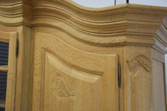 kredens z drewna dębowego - super stan - 8