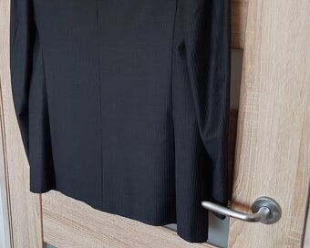 Marynarka, wełna, granat/czerń, na 182 cm - jak nowa - 8