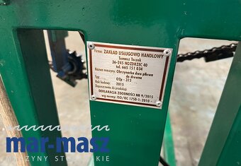 Obrzynarka dwu piłowa poprzeczna do drewna O2p-315 - 8