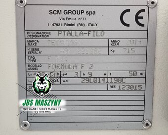 Strugarka heblarka wyrówniarka SCM F2 F520 - 8