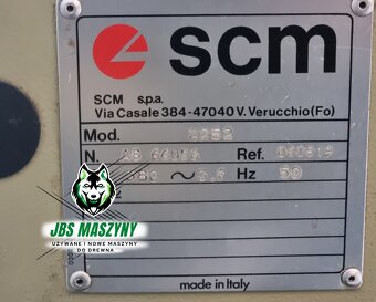 Wyrówniarko grubościówka SCM 2252 strugarka grubiarka - 8