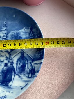 Talerz Kolekcjonerski 1984 Kobalt  Vintage - 8