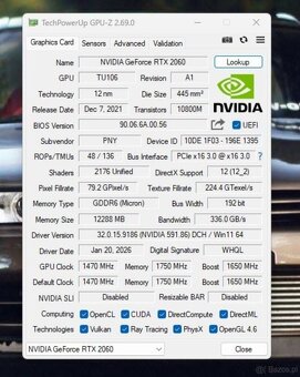 Komputer gamingowy Ryzen 5 3600 / RTX 2060 12GB / 16GB RAM - 8