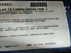 Medyczny stabilizator kręgosłupa jeweta + pas stabilizacji - 8