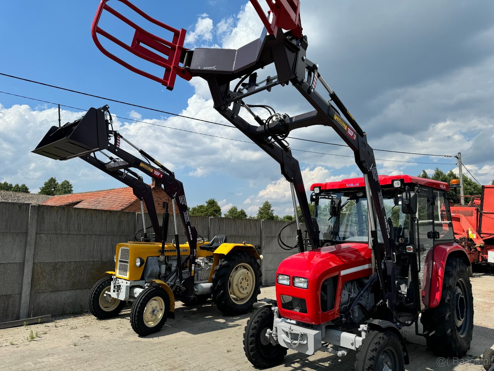 ŁADOWACZ tur euroramka C 360 3 sekcje hydrauliki nowy siłown - 9