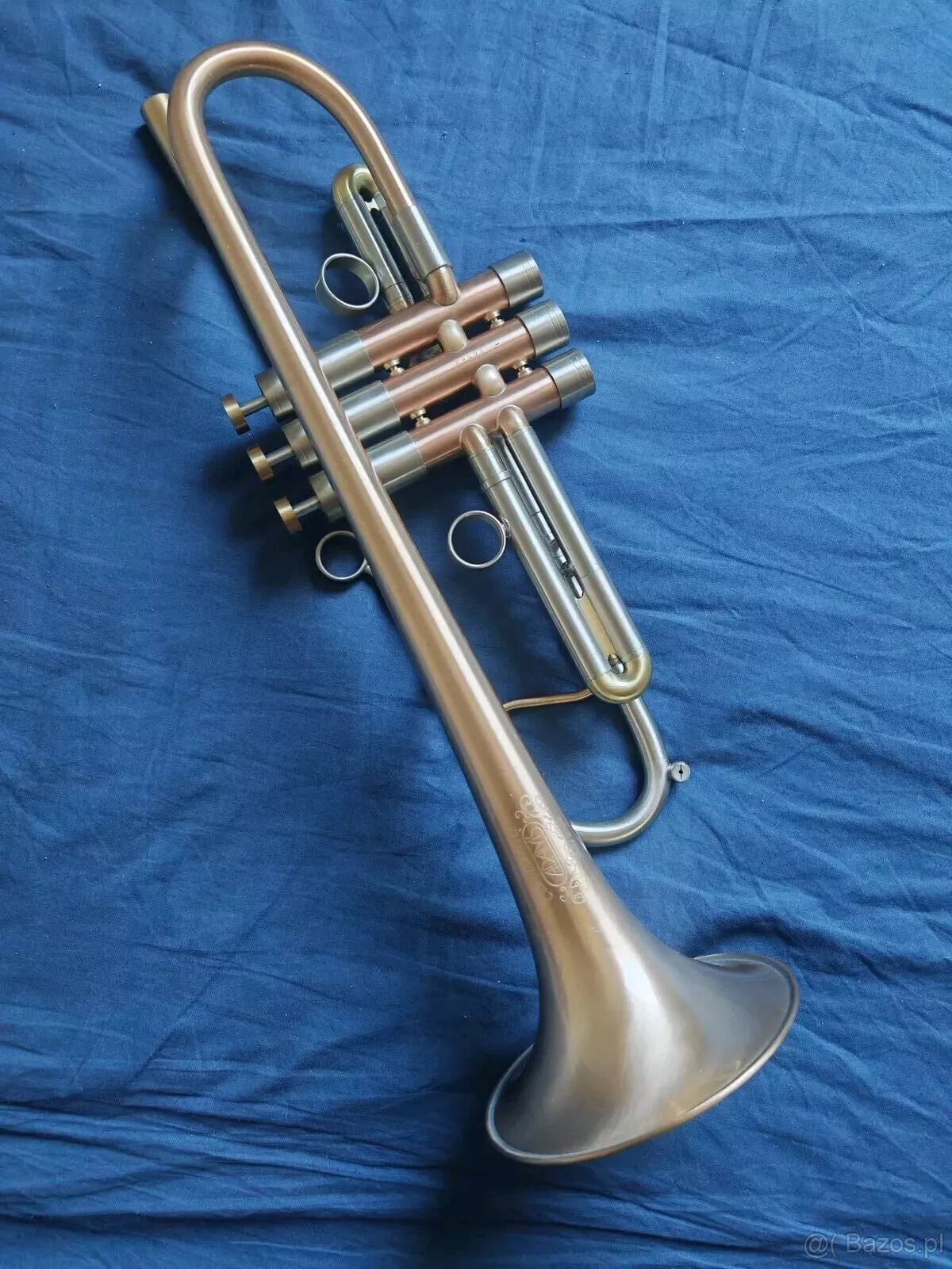 Trąbka Adams A4 GM Custom BL Heavy Gold Brass 040, stan SUPE - 9