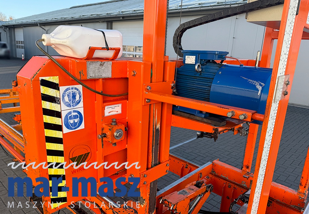 Trak pilarka taśmowa pozioma WIREX typ CZ-1/ZM do kłód - 9