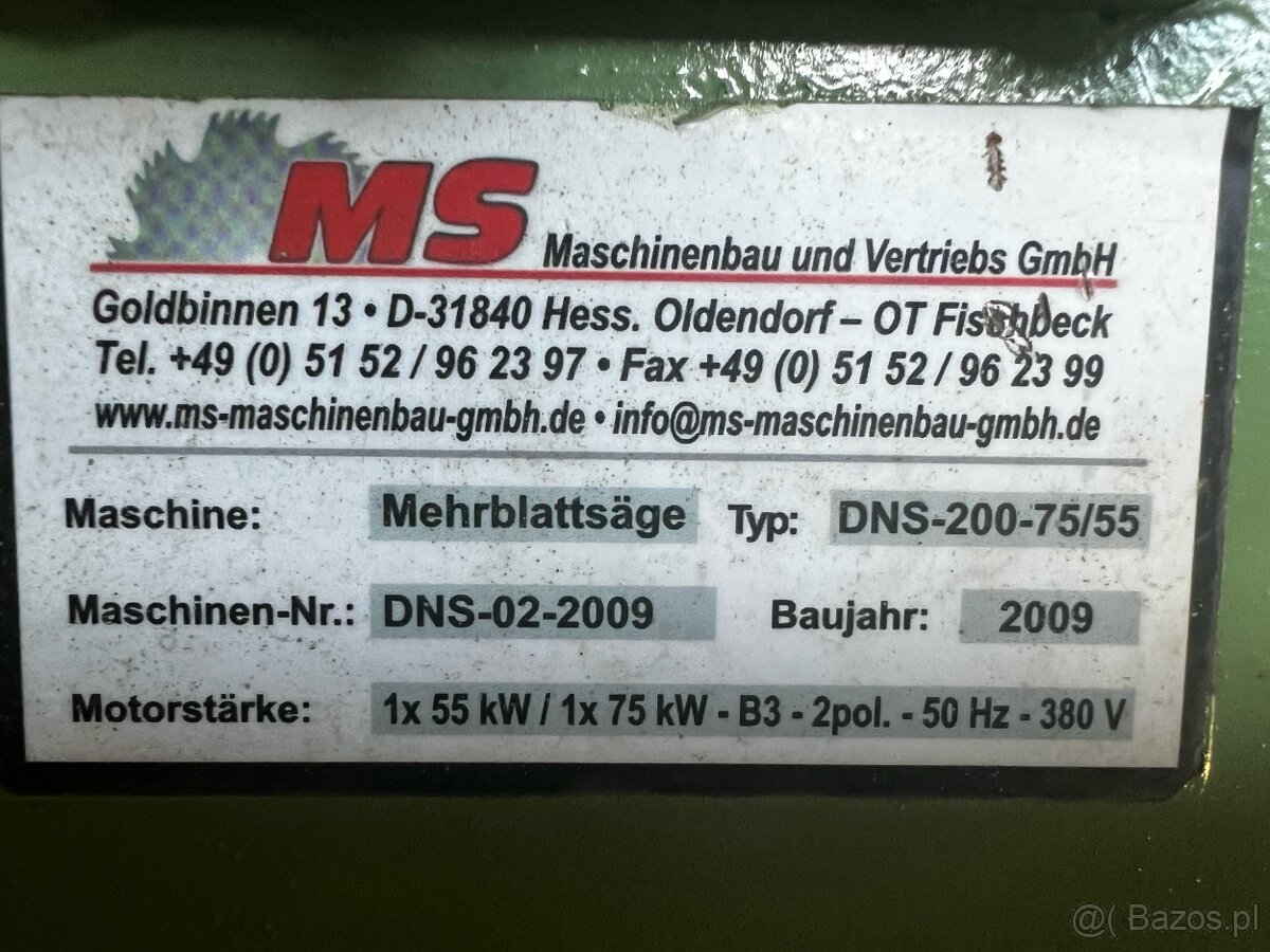Wielopiła MS DNS-200-75/55 dwuwałowa - 9