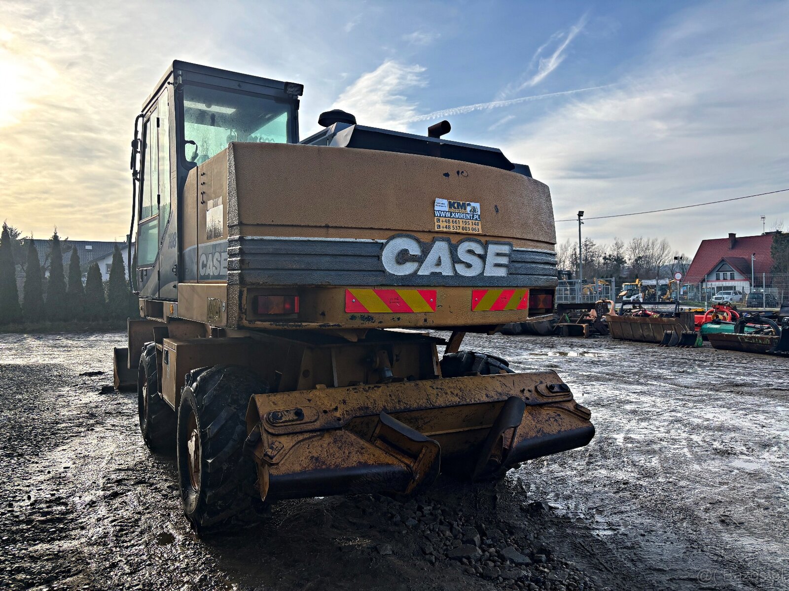 CASE 88-P KOPARKA KOŁOWA 2001R. | KOMATSU VOLVO 160 180 JCB - 9