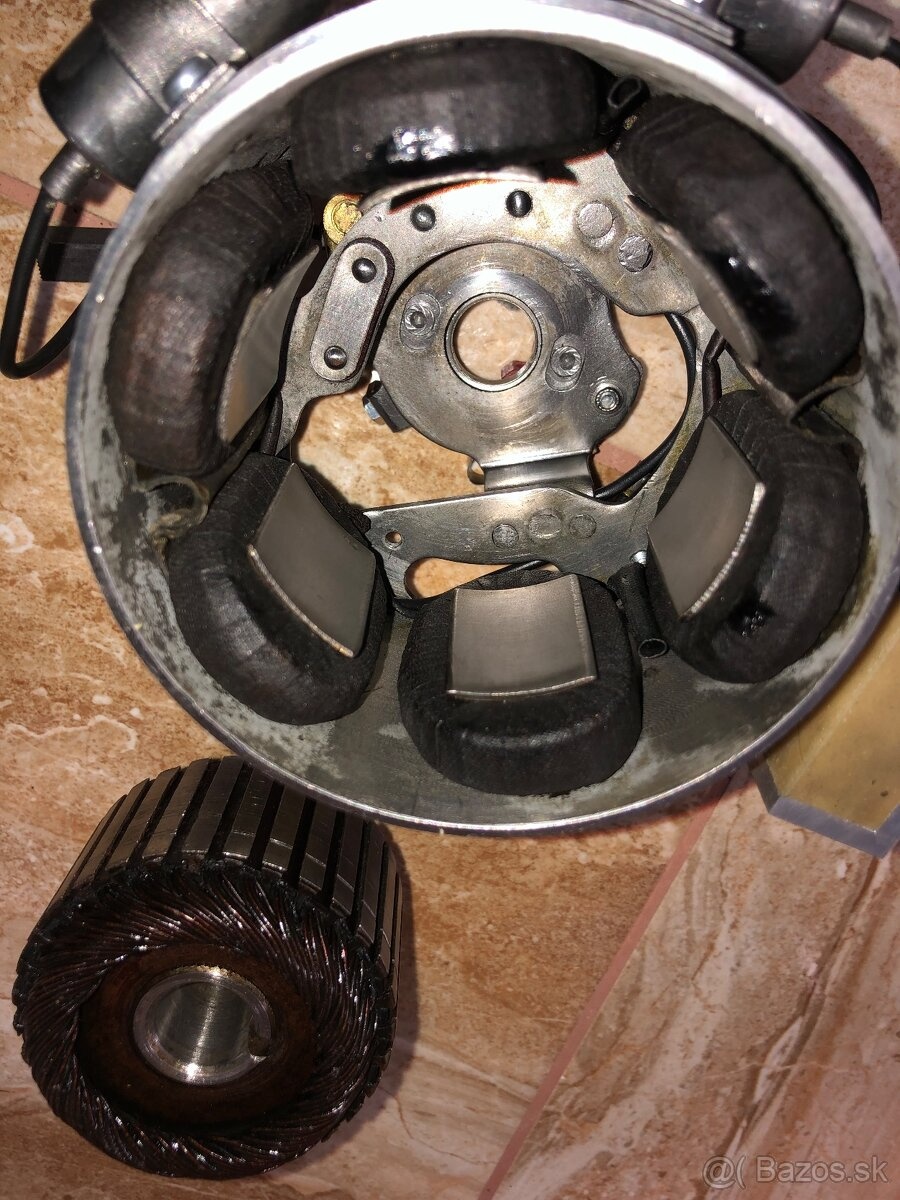 Jawa Ogar 350/12, Pérák 350/18 – prądnica po regeneracji - 9