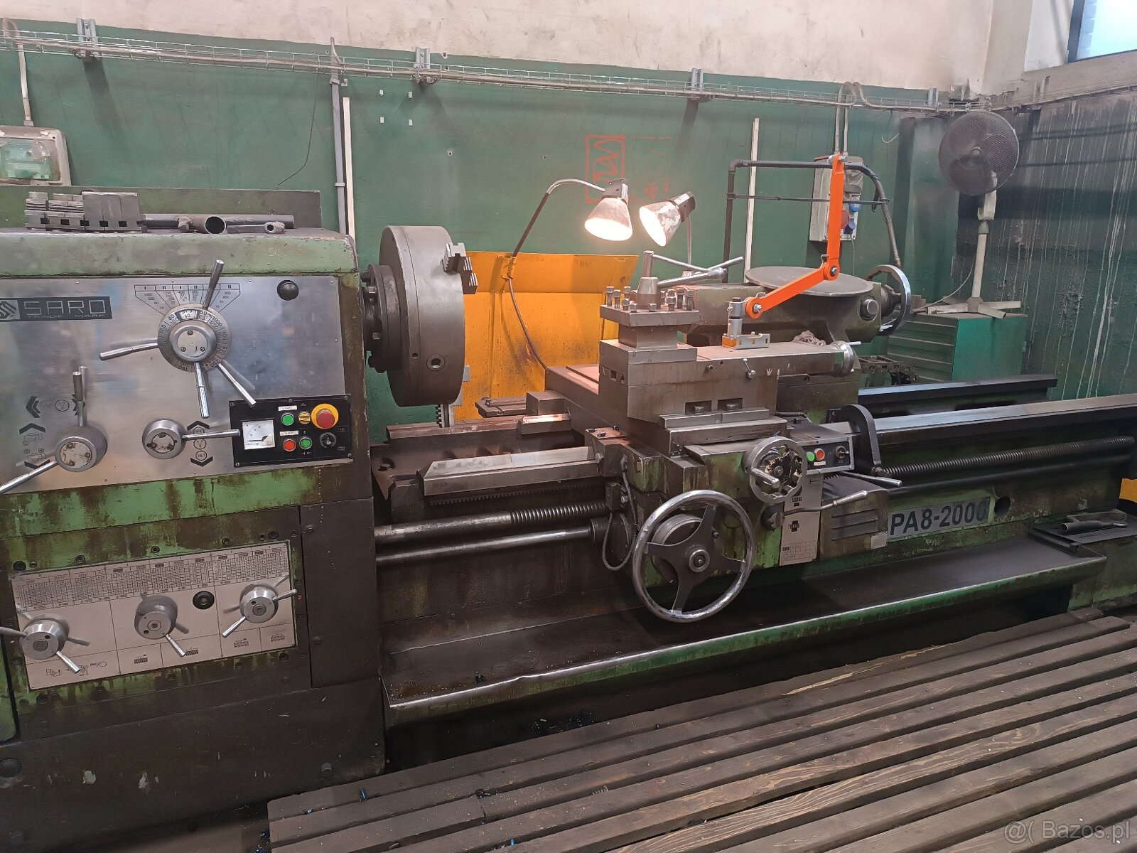 Tokarka SARO SPA8-2000 z uchwytem tokarskim 500 3-szczękowym - 9