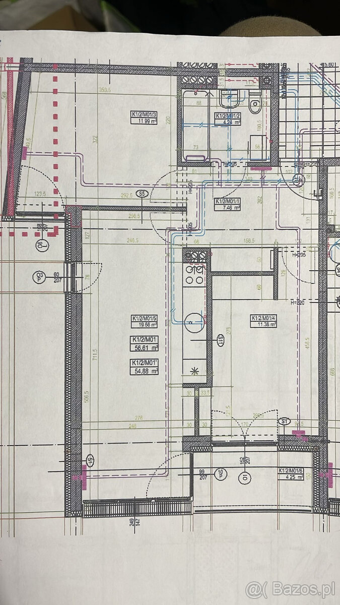 sprzedamy mieszkanie 3pok. ul Sosnowiecka Kraków - 9