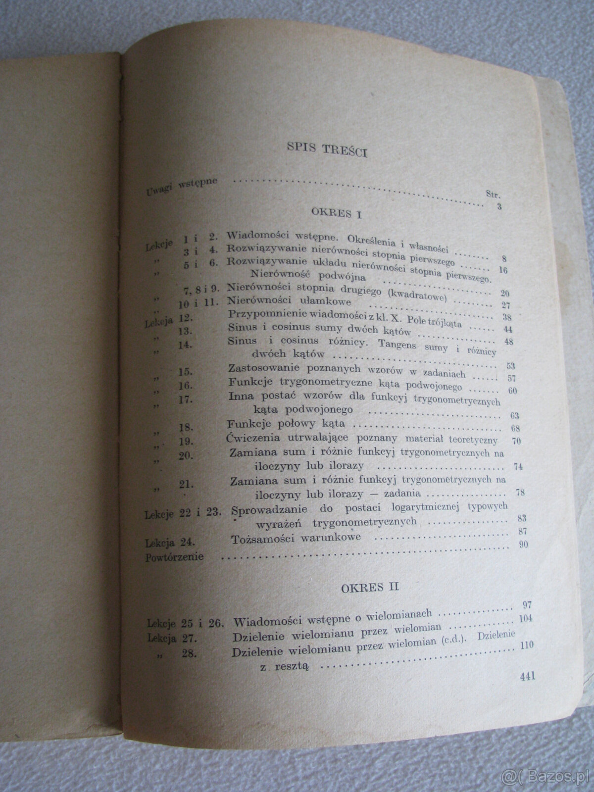 Matematyka – Lipczyński, Olczak – podręcznik IX kl koresp LO - 9