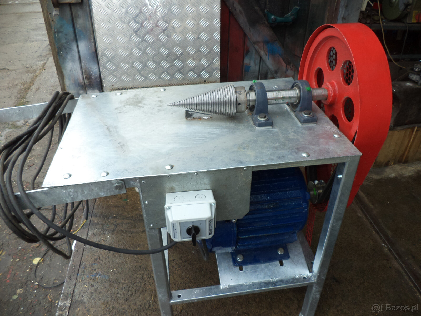 luparka swidrowa do drewna silnik 5.5 kw - 9