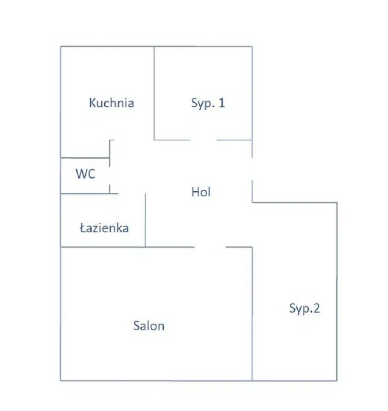 Mieszkanie o pow. 53m2, balkon, IVp, do remontu, os. A - 9