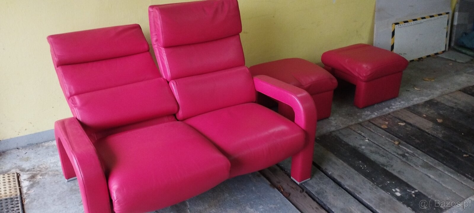 Sprzedam 2 kanapy i dwie pufy Kler - 9