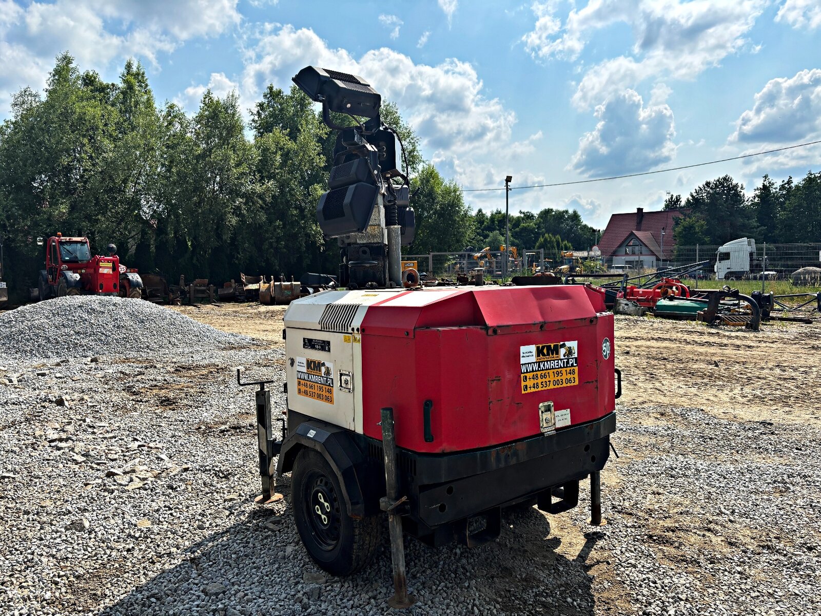 TOWER LIGHT VB-9 MOBILNY MASZT OŚWIETLENIOWY 2012R | Tower L - 9