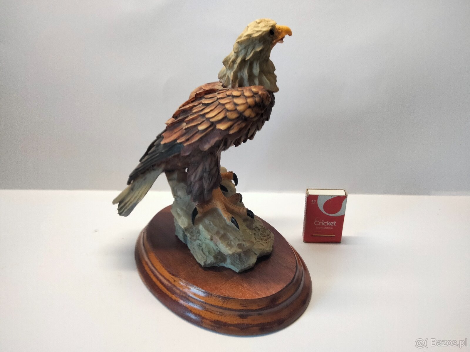 Włoska figura - sygnowana Ptak - Orzeł - stan kolekcjonersk - 9