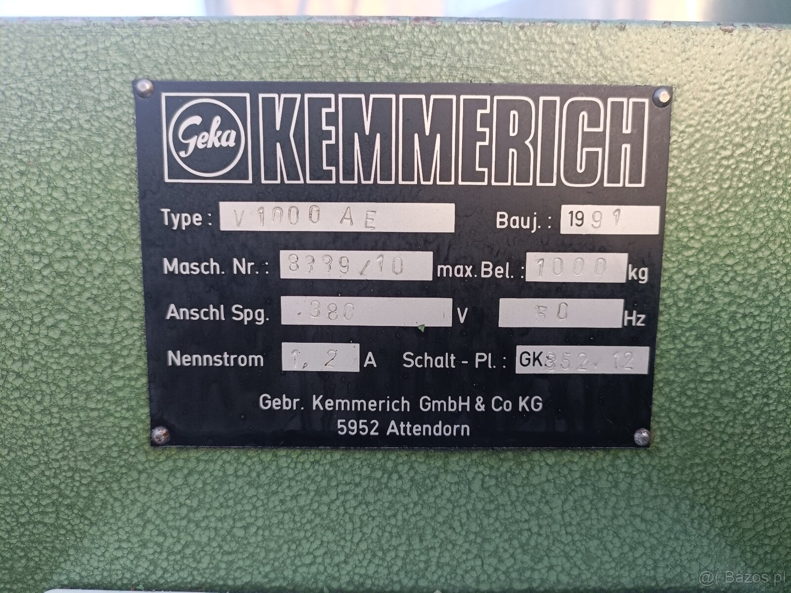 ODWIJAK, ROZWIJAK do blach KEMMERICH Niemcy - 9