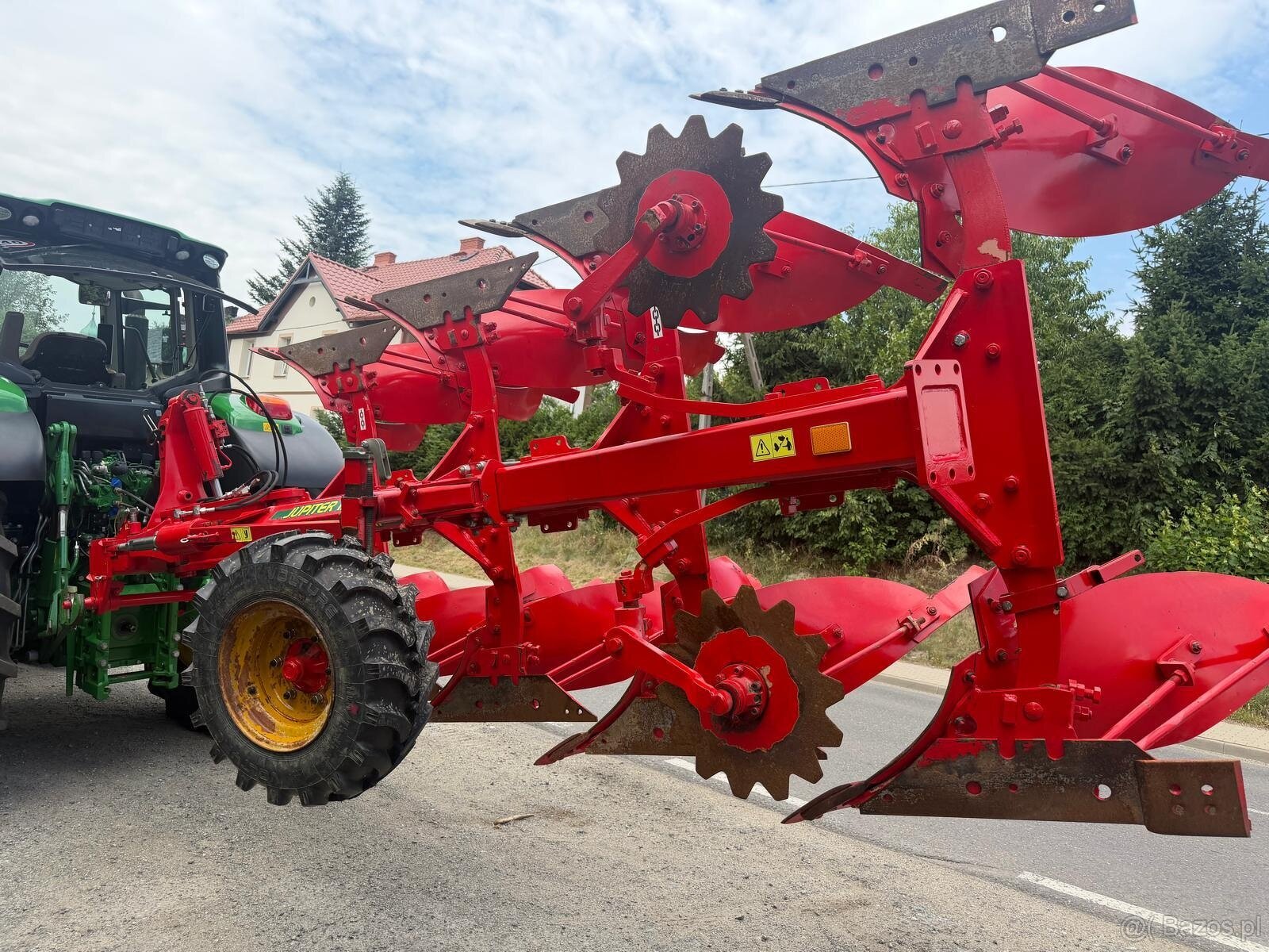 Plug 4 Skibowy Opall-Agri Saturn 140 4S rok prod. 2016 pług - 9
