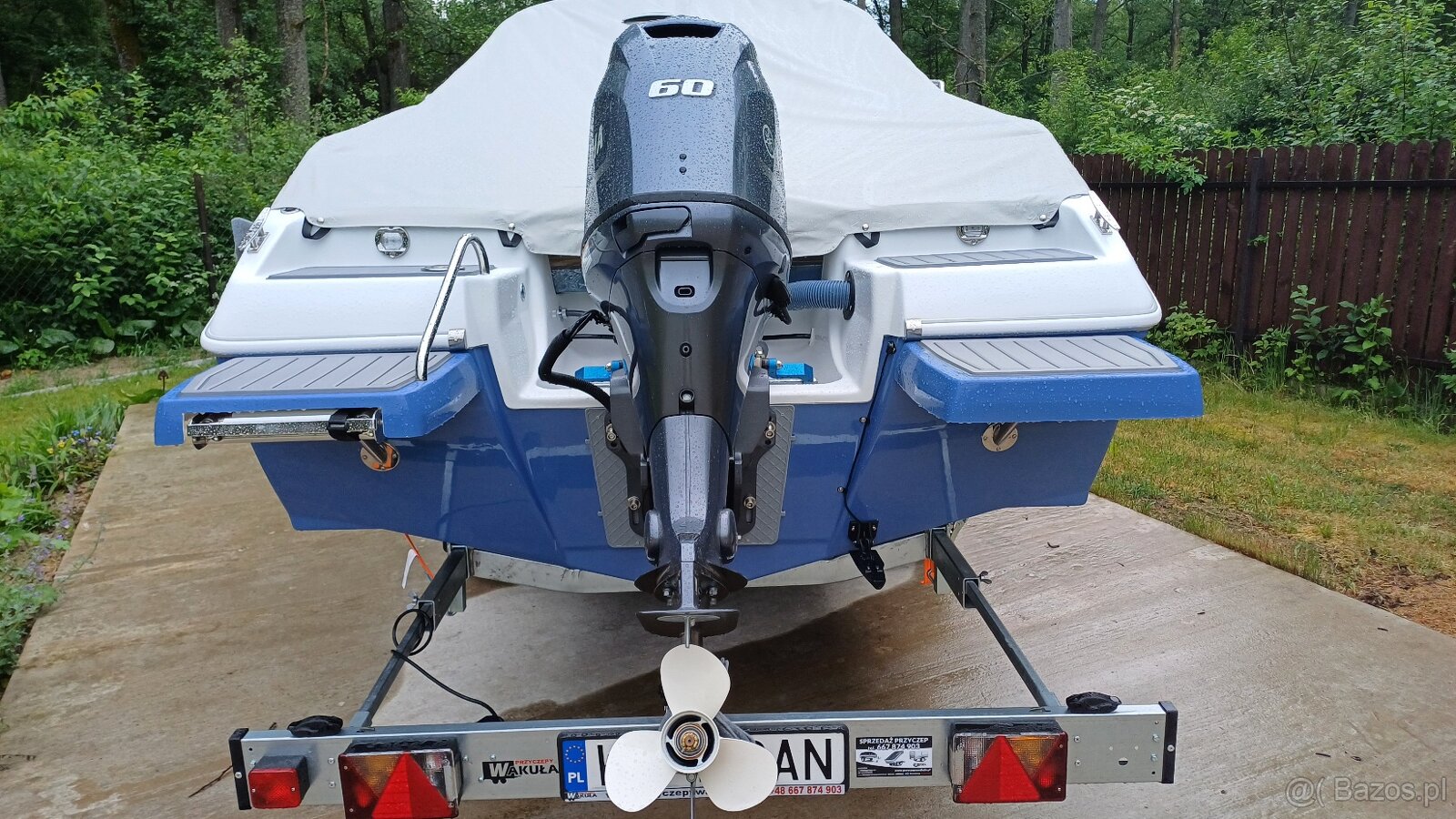 Motorówka SCALAR 525+YAMAHA 60KM+Przyczepa BRENDERUP-FV23% - 9