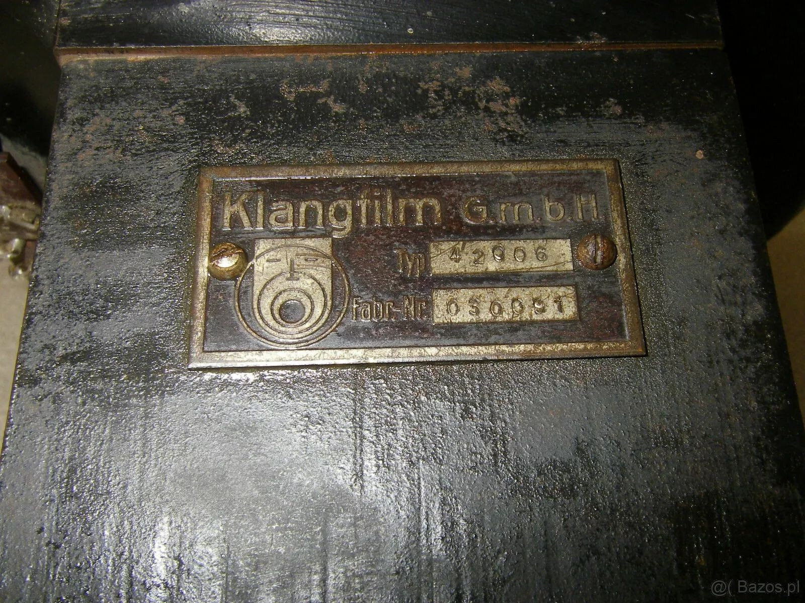 Głośniki polowe Klangfilm typ KL42006 12(30 cm) 15 Ohm rok 1 - 9