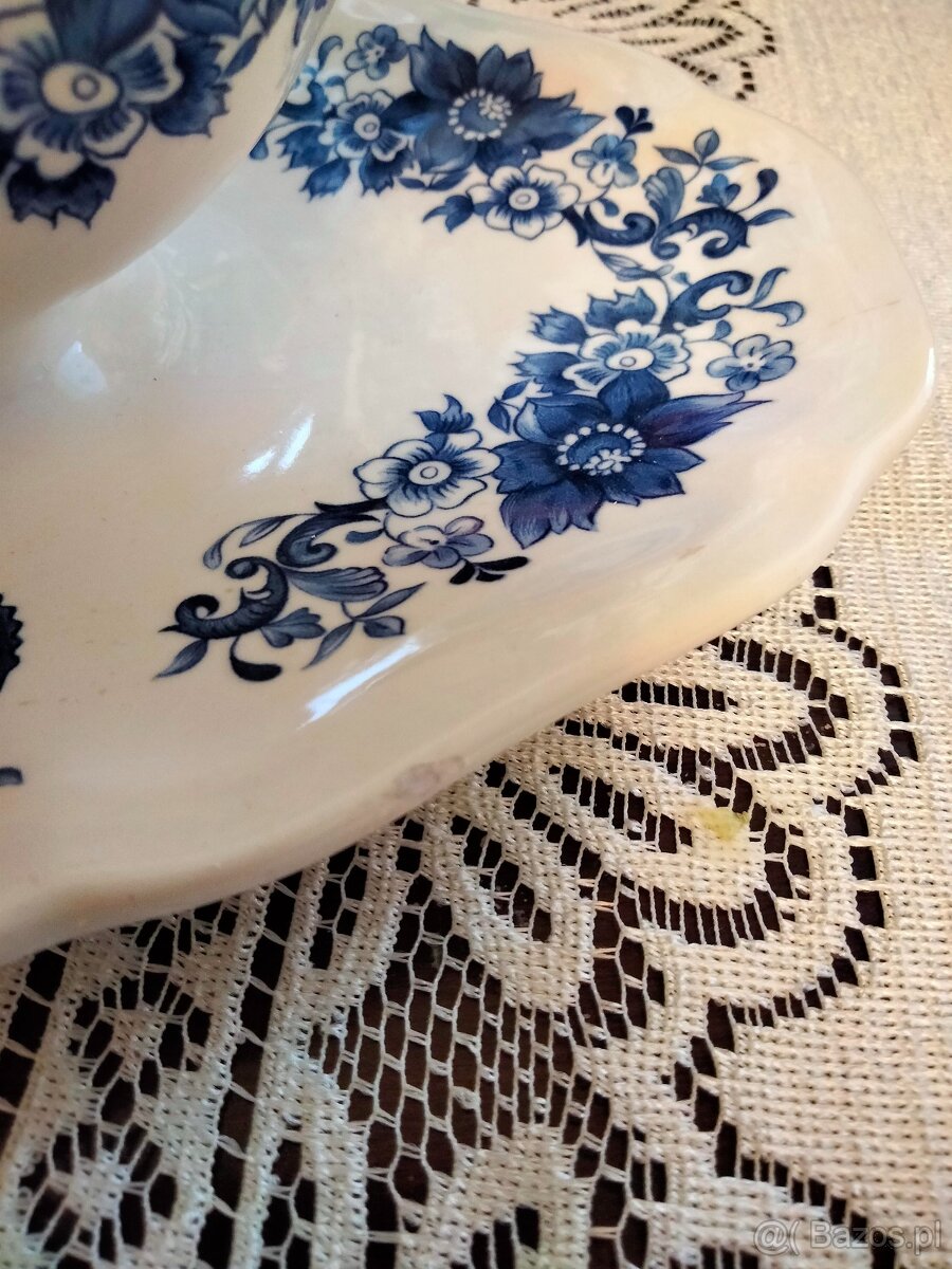 Stara porcelana Francja sygnowana Derby Sarreguemines- sosje - 9