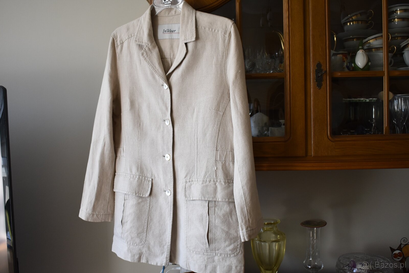 Żakiet vintage len firma InWear - 9