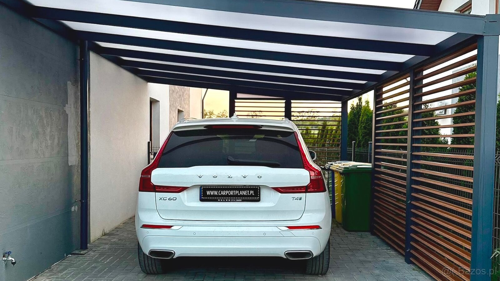 Wiata przyścienna aluminiowy carport na samochód - 9