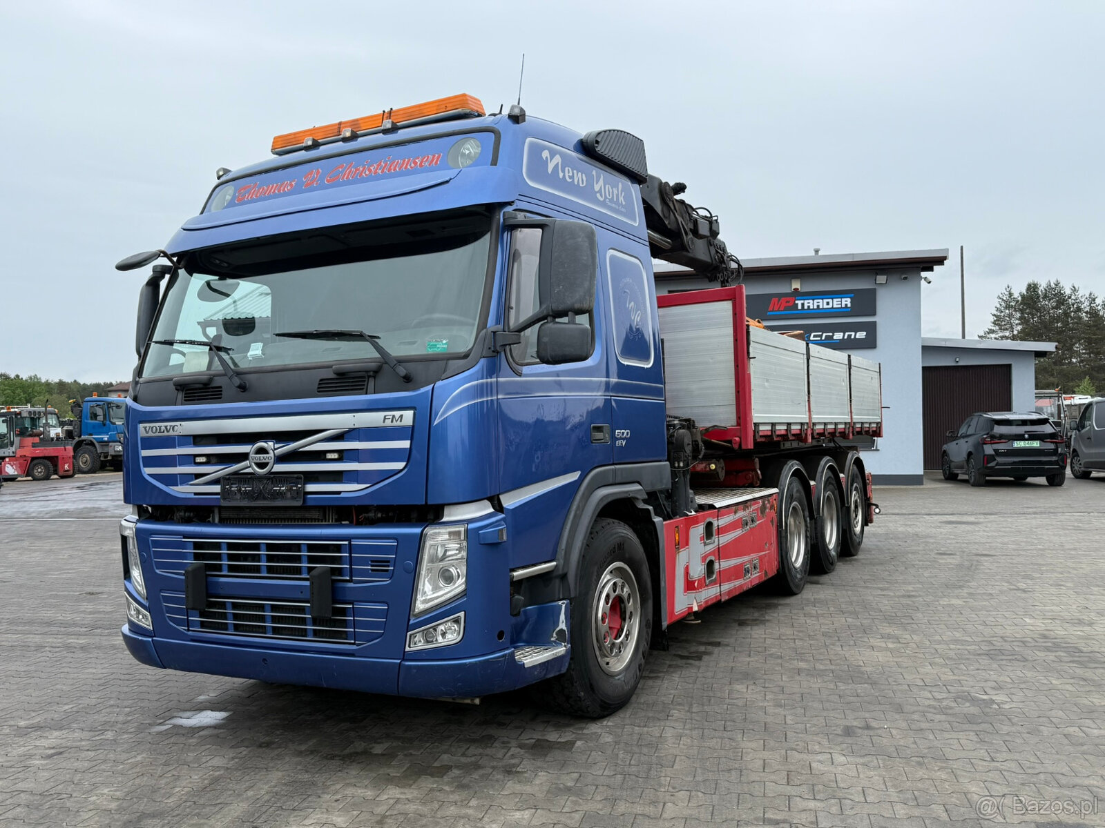 VOLVO FM500 8x4 tridem Hiab XS288-EP5 radio - 9