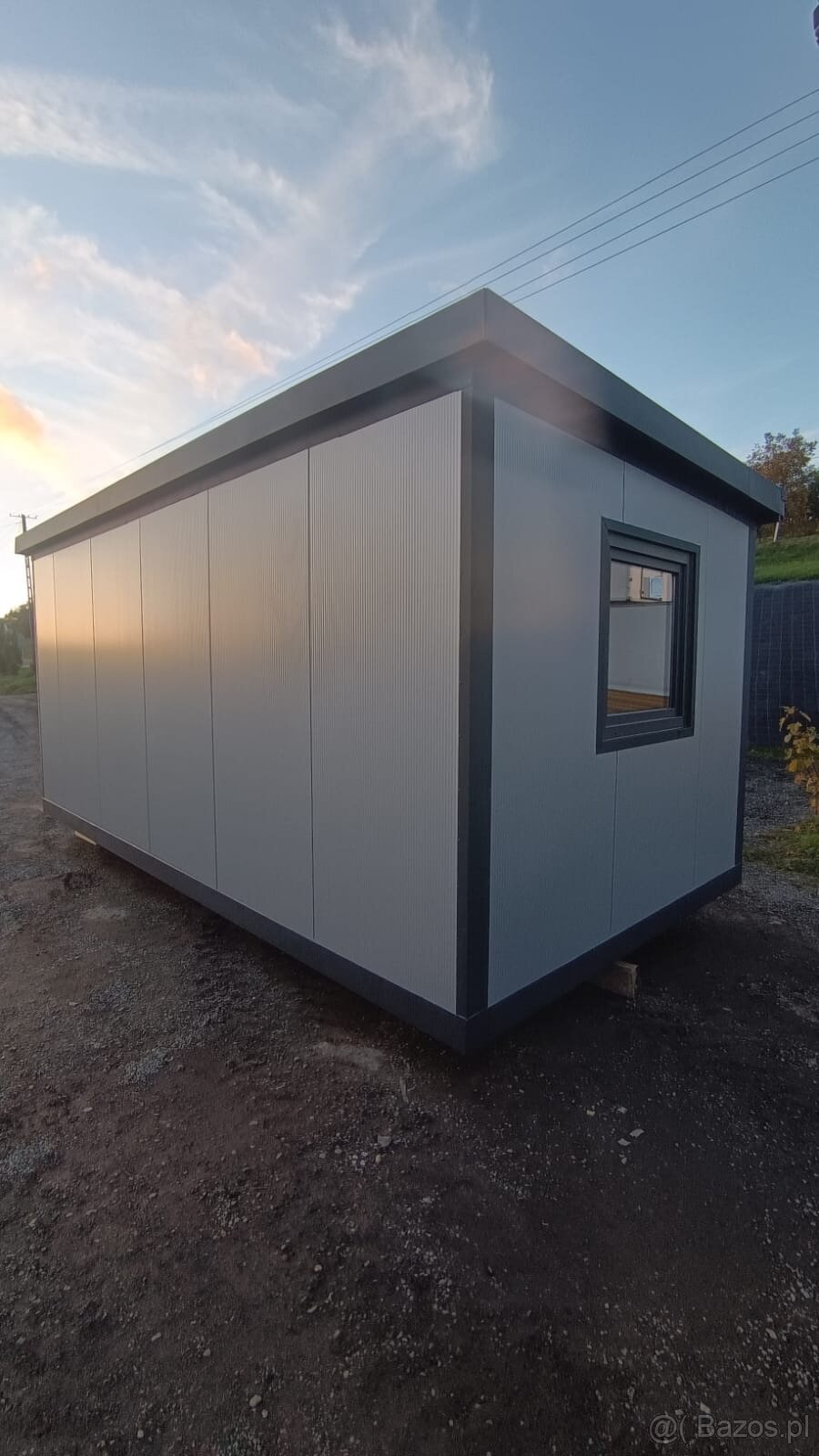 Kontener Biurowo - Socjalny / Kontener Biurowy / Pawilon 6x3 - 9