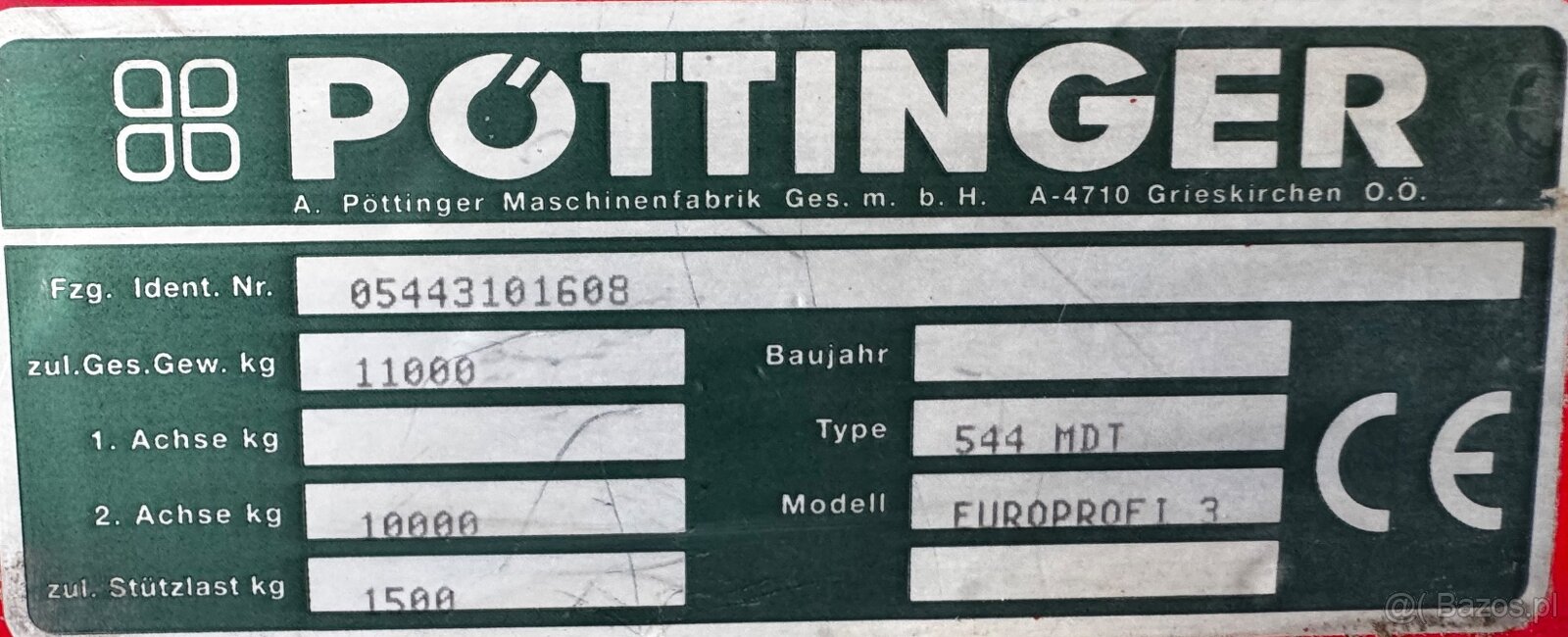 Pöttinger Europrofi 3 - 9
