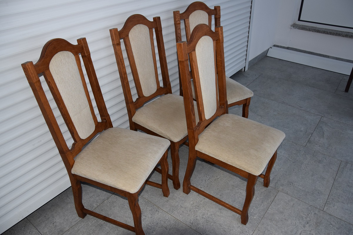 stół rozkładany i 4 krzesła - super stan - 9