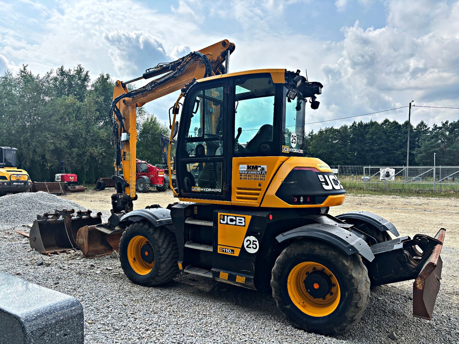 JCB HD110WT 4F KOPARKA KOŁOWA HYDRADIG POWERTILLT 2019R | LI - 9