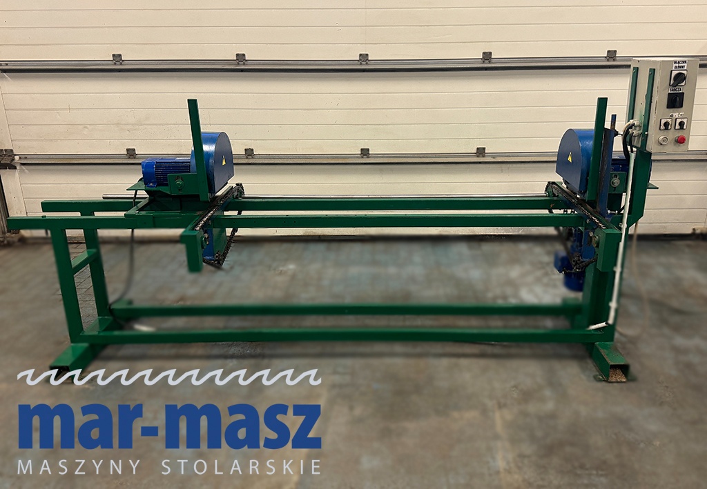 Obrzynarka dwu piłowa poprzeczna do drewna O2p-315 - 9