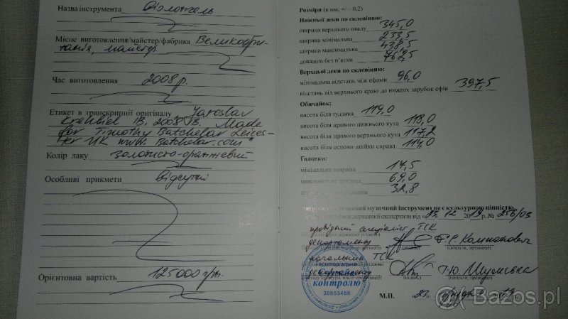 Wiolonczela4/4Lutnicza-sygnowana-Angielska - 9