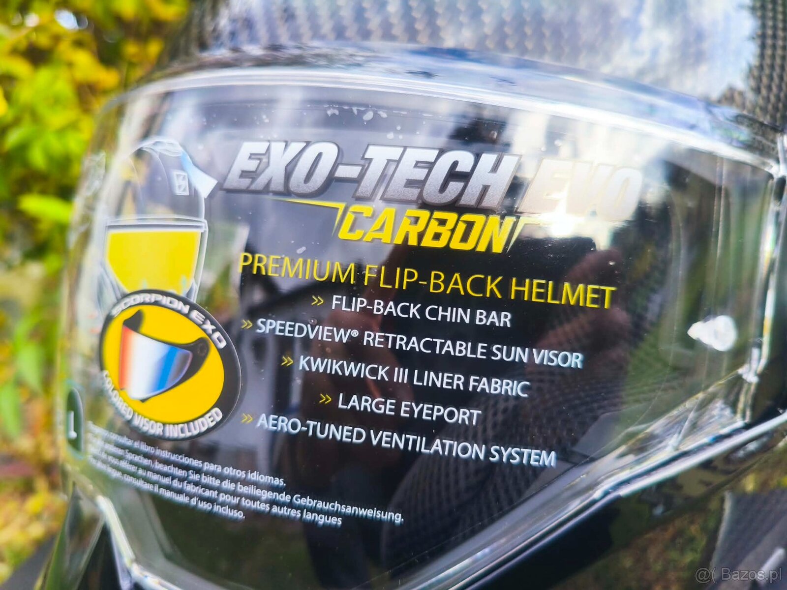 Kask Scorpion Exo Carbon Flip-Up. Różne rozmiary. Nowy - 9