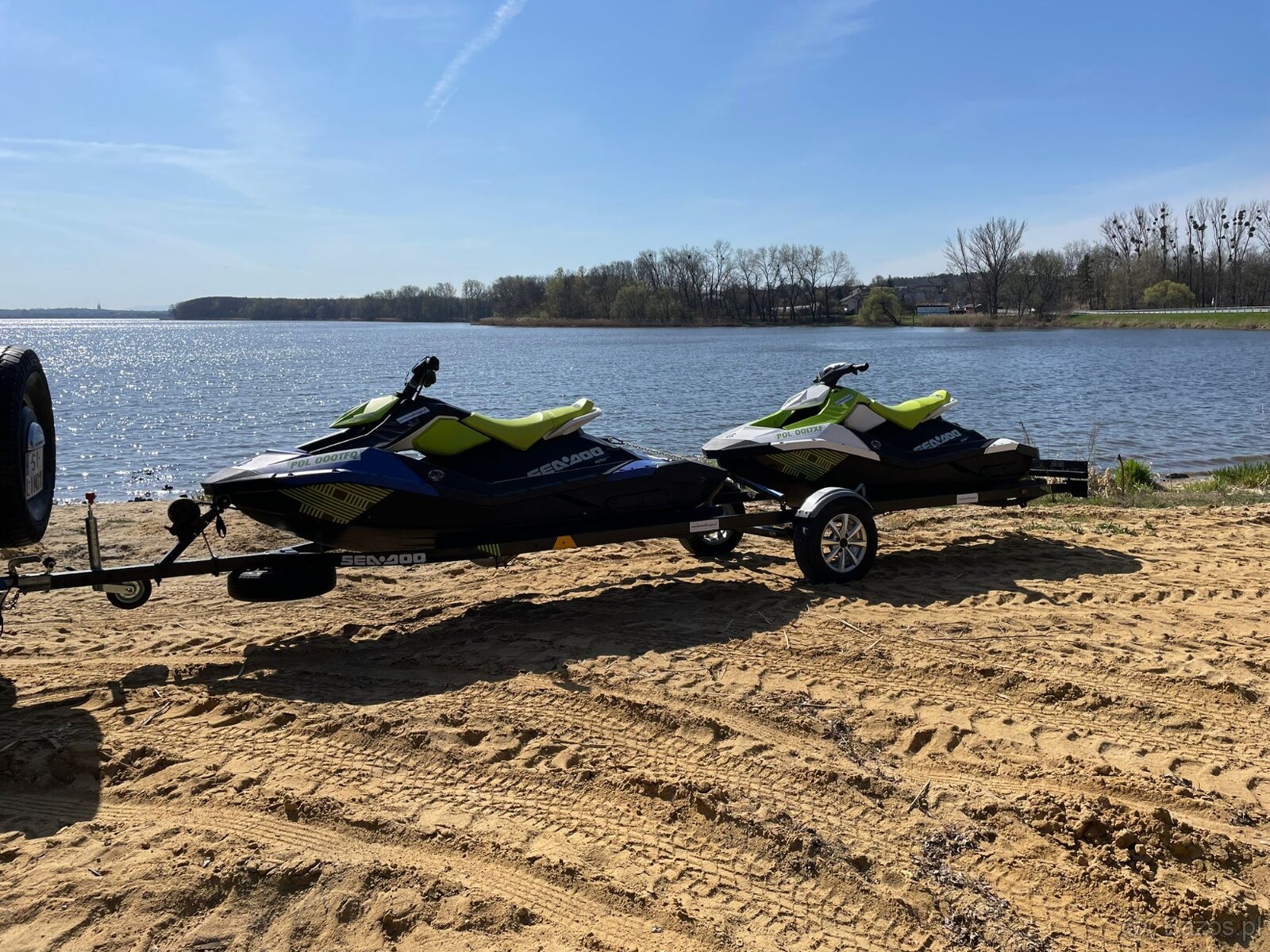 Sprzedam orginal przyczepa na dwa skutery wodne JET-LOADER w - 9