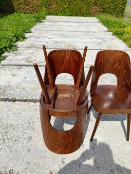 Haerdtl Oswald 4x židle Top stav - 9